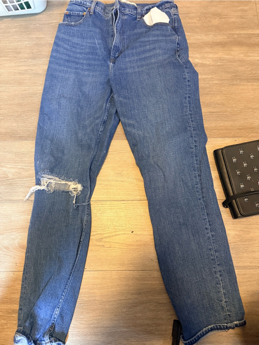 Abercrombie & Fitch Ankle straight Ultra High Rise 12 extra long